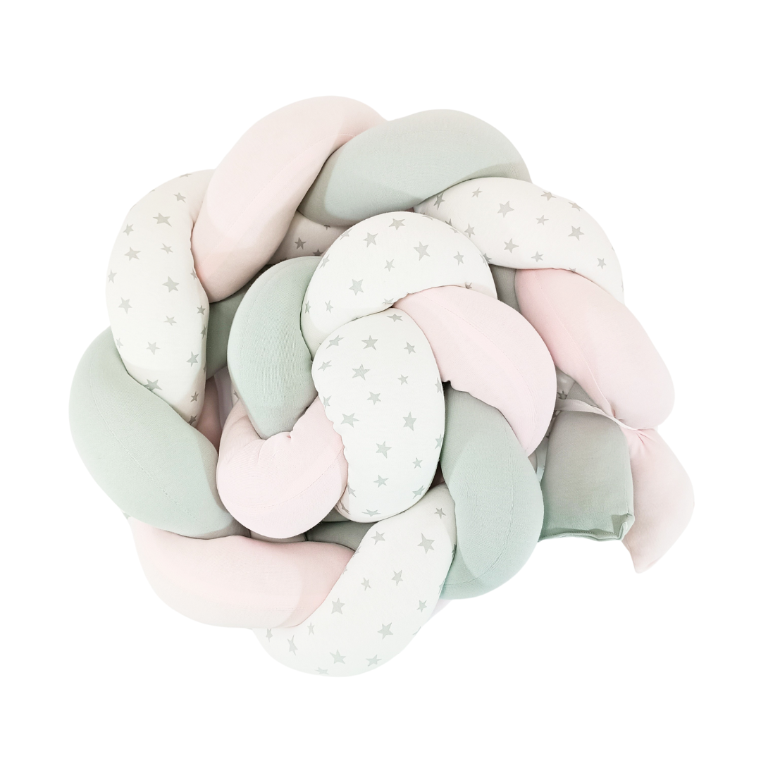 Braid bumper for newborns and baby girls IR1111 Irge