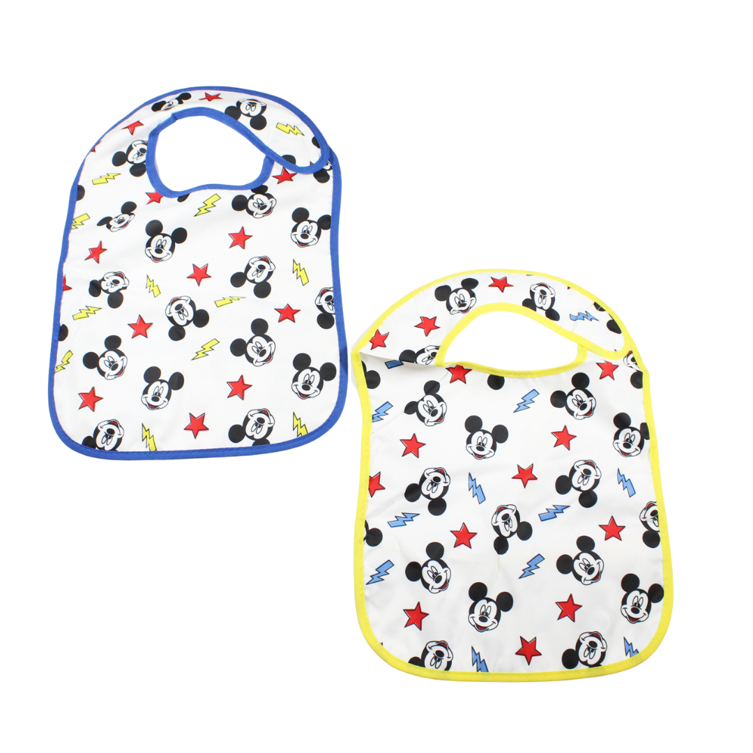 Coppia bavette neonato WD9665 Disney