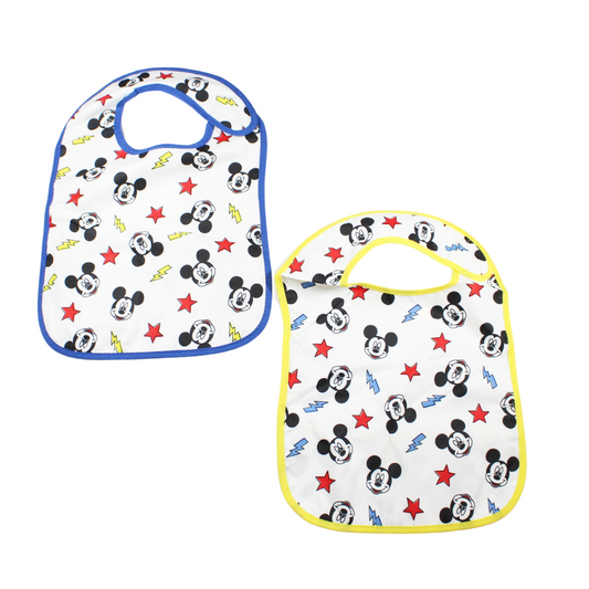 Coppia bavette neonato WD9665 Disney