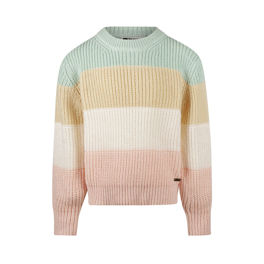 Pullover in lana merino biologica per bambina e ragazza No Way Monday O56077