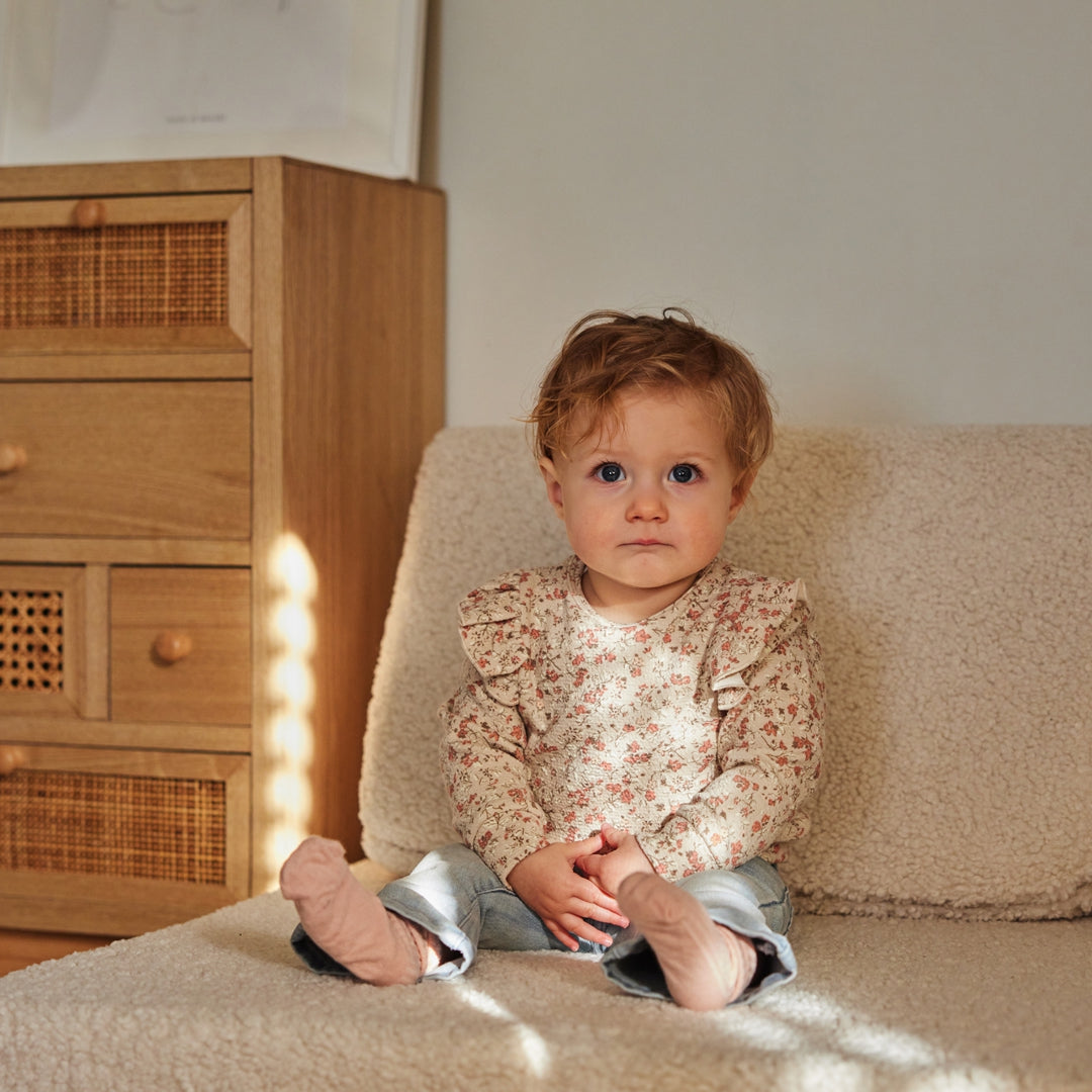 Felpa per neonata fantasia fiorellini Dirkje O56395