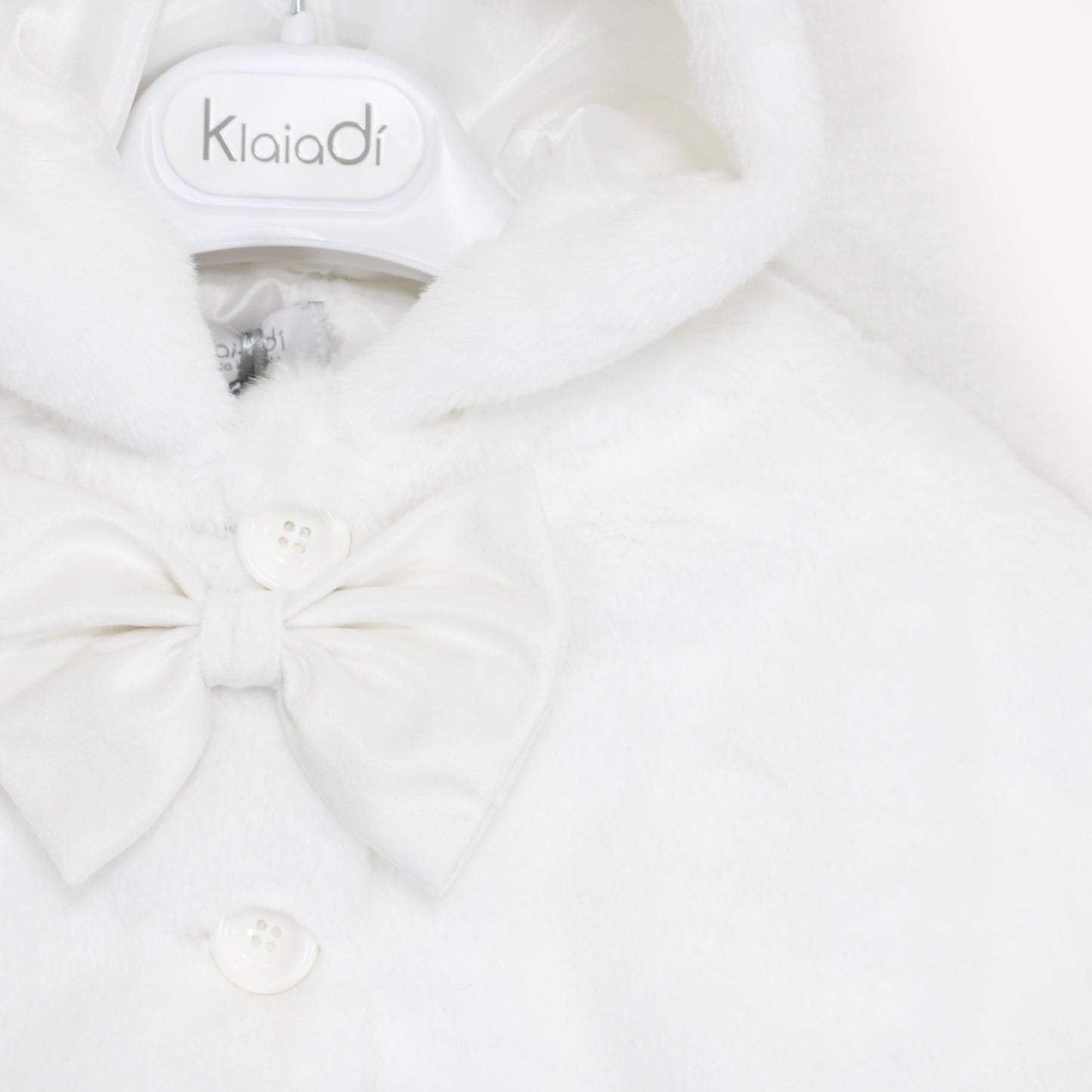 Mantella per neonata in ecopelliccia KD24115 Klaiadì