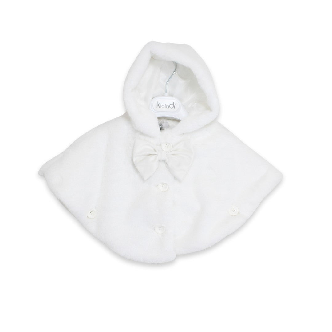 Mantella per neonata in ecopelliccia KD24115 Klaiadì