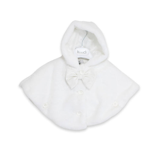 Mantella per neonata in ecopelliccia KD24115 Klaiadì