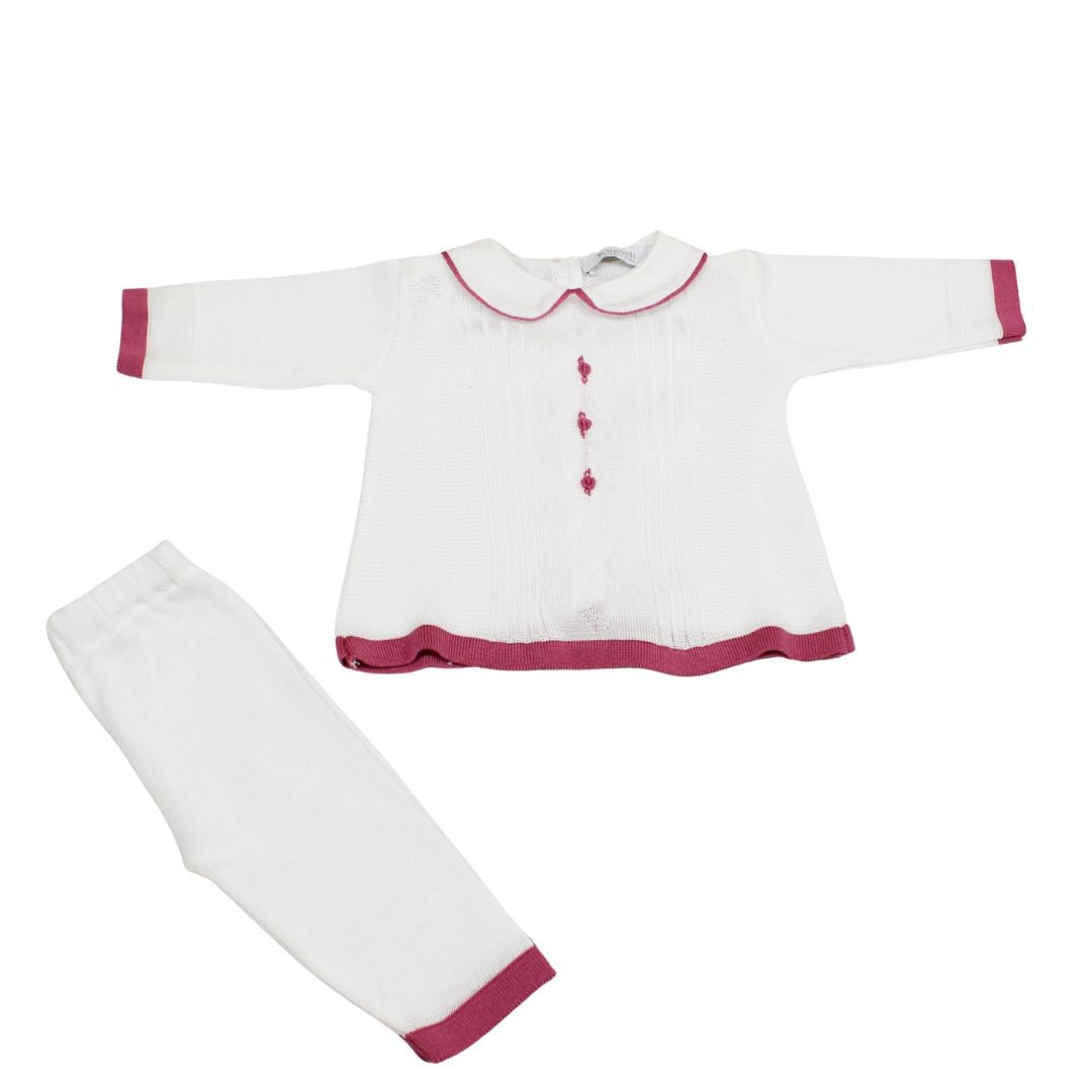 Completo corredino per neonata in filo Klaiadì K160CL