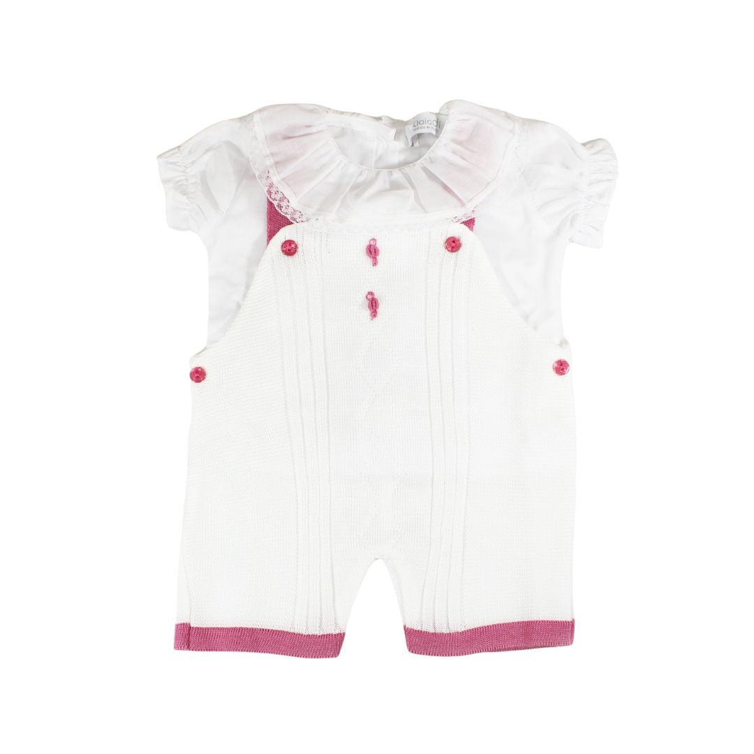 Completo corredino in filo per neonata Klaiadì K160C2