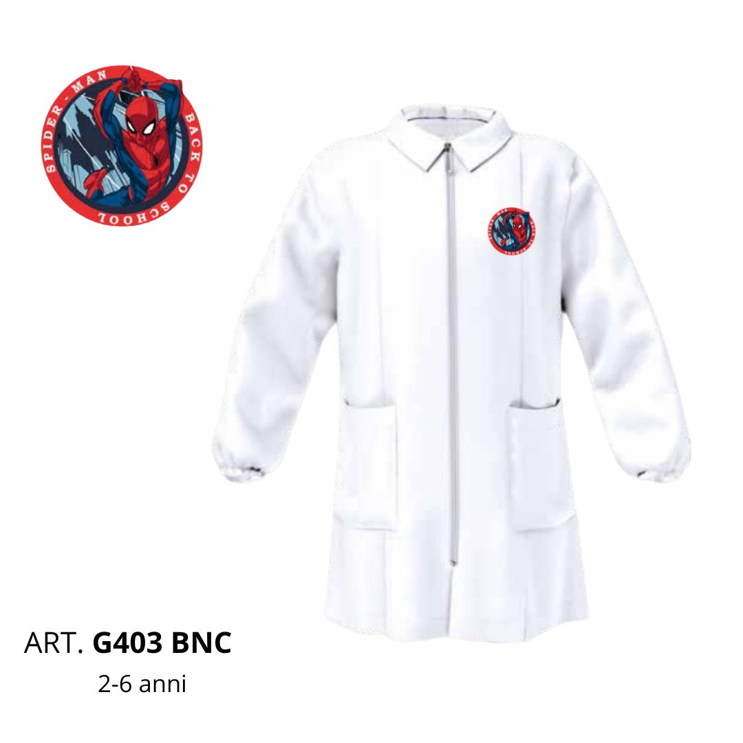 Grembiule Spiderman asilo maschio G403 BNC