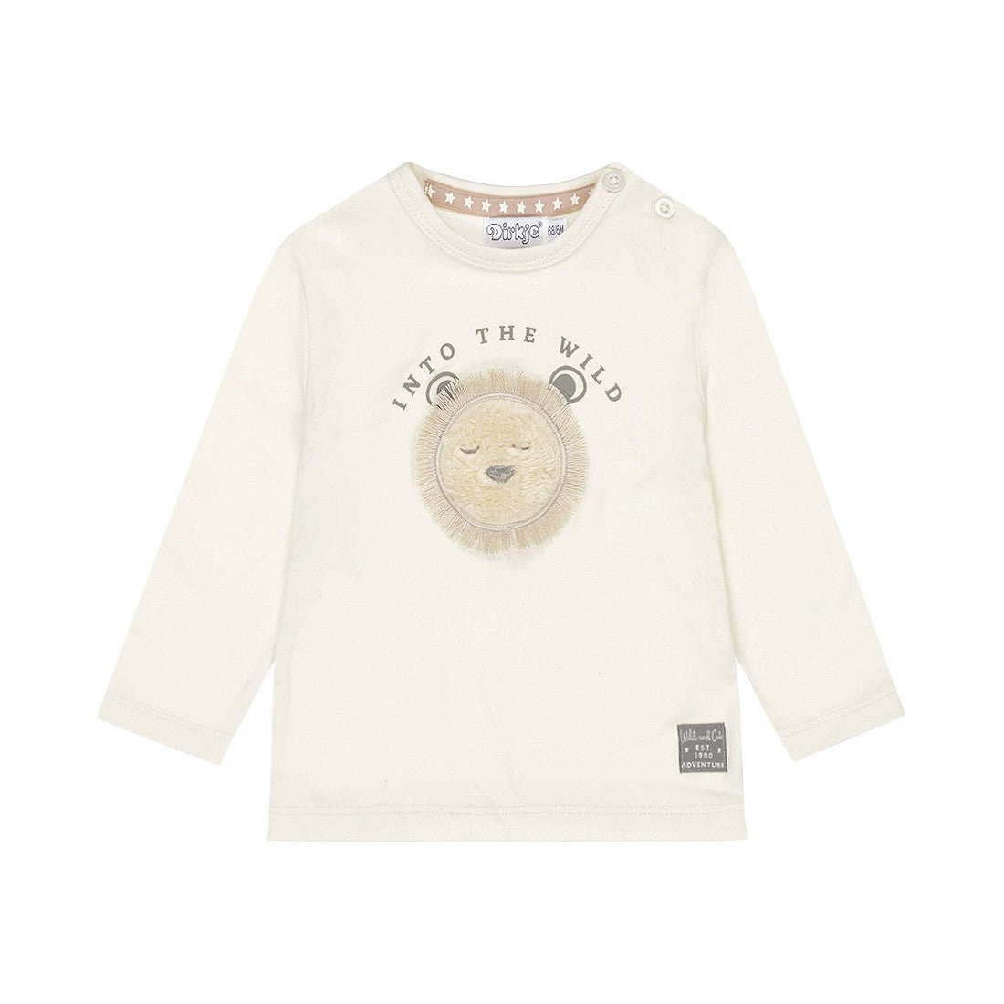Maglia manica lunga con leoncino per neonato Dirkje O56572