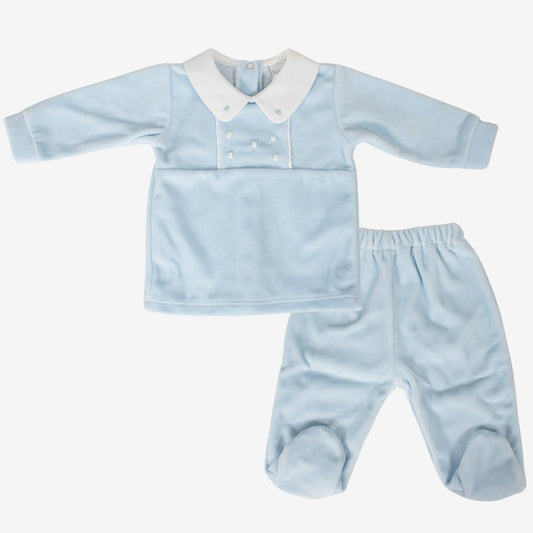 Completo per neonato in ciniglia corredino Klaiadì K115CLC