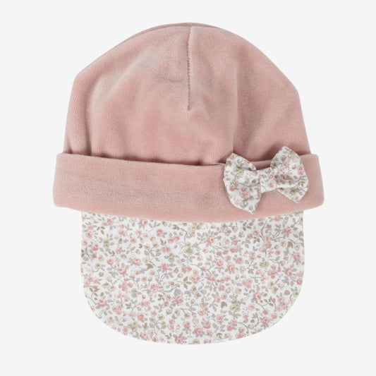 Coordinato per neonata cappello e bavetta corredino Klaiadì K106BC