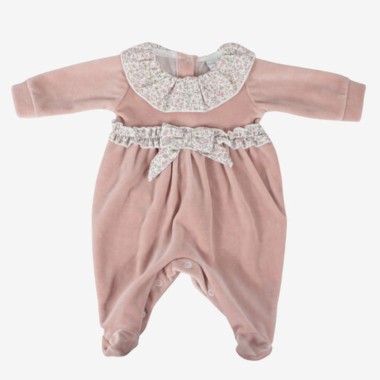 Tutina in ciniglia per neonata corredino Klaiadì K106TC