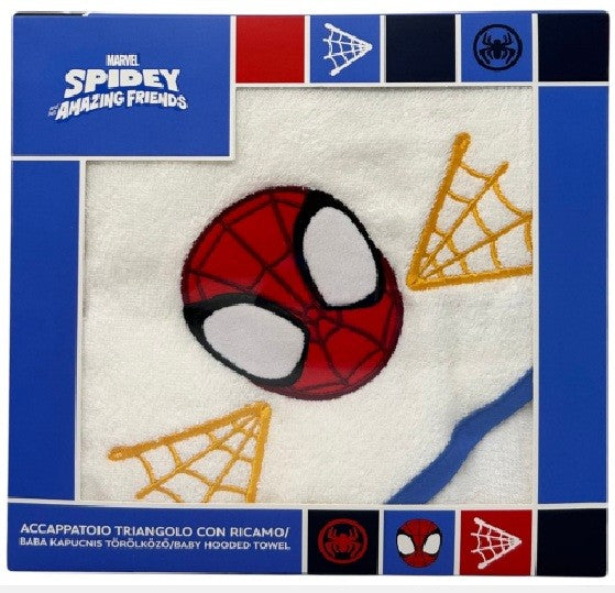 Accappatoio triangolo con ricamo Spiderman SPM1631