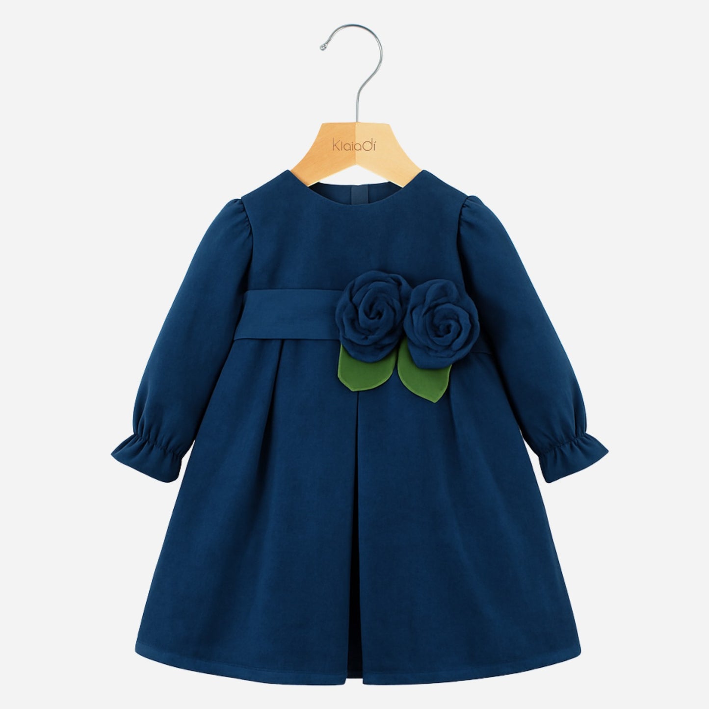 Abito natalizio per neonata in velluto Klaiadì KD21862