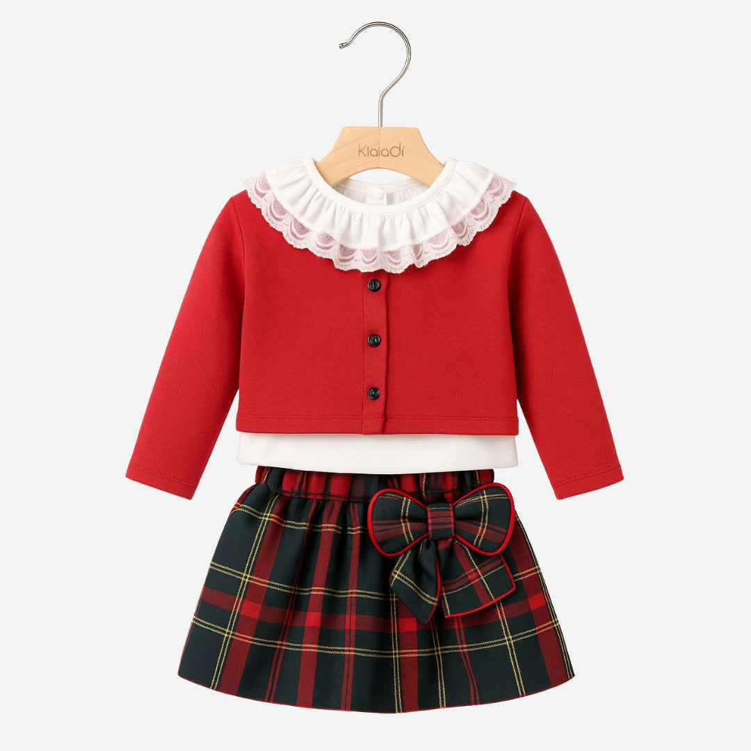 Completo natalizio per neonata Klaiadì KD10986