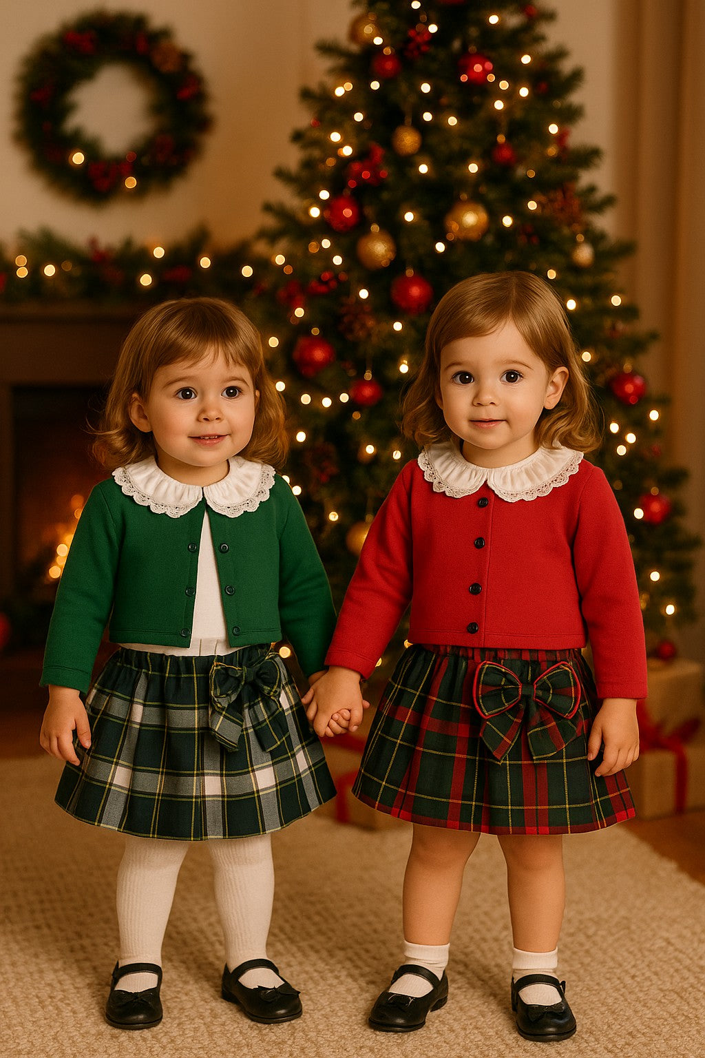 Completo natalizio per neonata Klaiadì KD10986