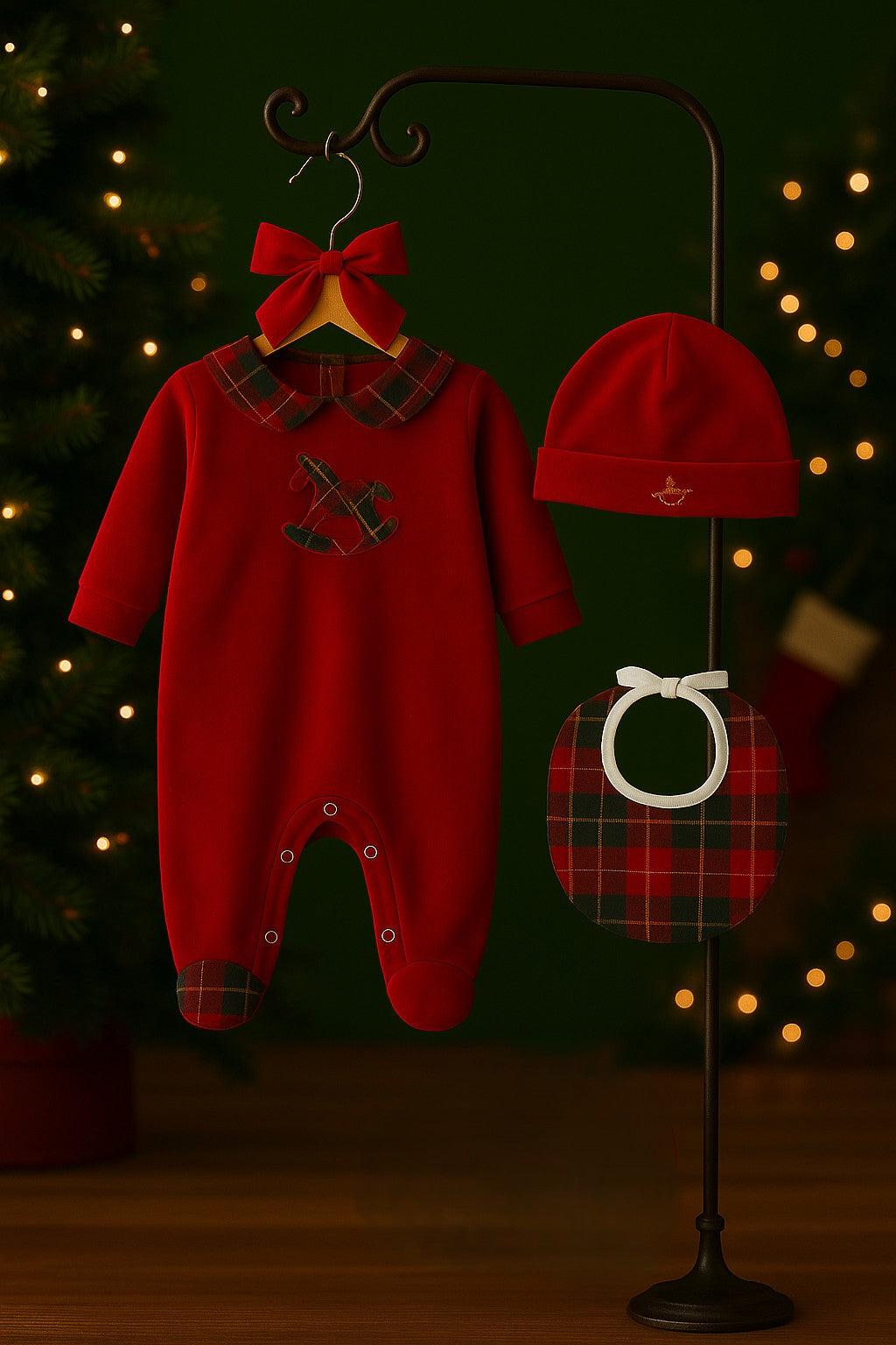 Set corredino natalizio per neonato Klaiadì K116BCN