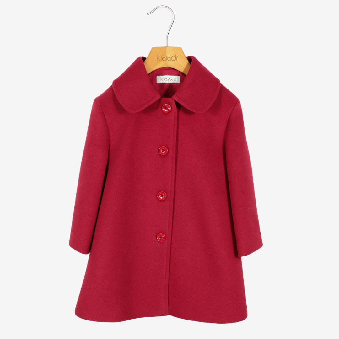 Cappottino bambina per le feste natalizie Klaiadì KD2571