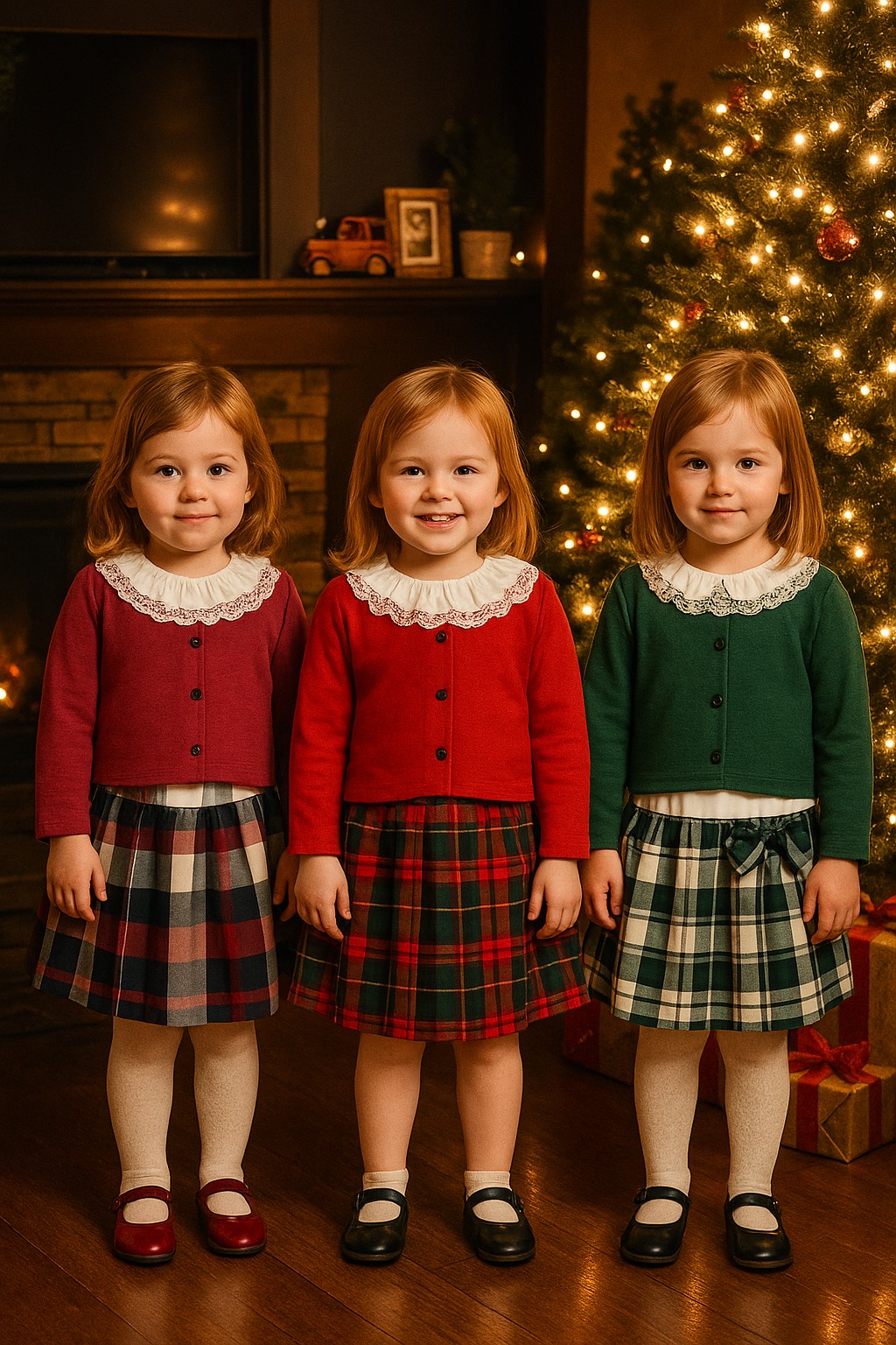 Completo natalizio per bambina Klaiadì KD21937