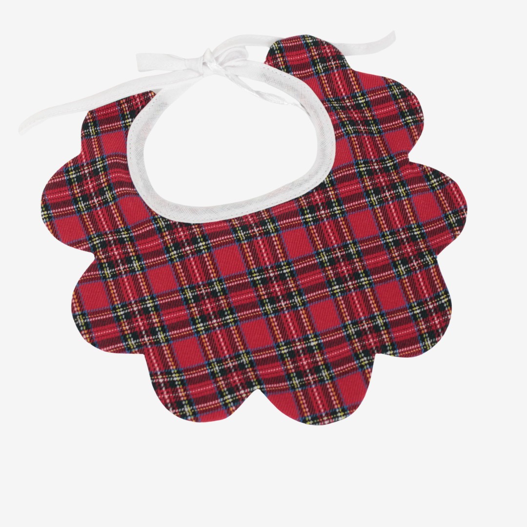 Set natalizio per neonata cappello e bavetta Klaiadì K108BCN