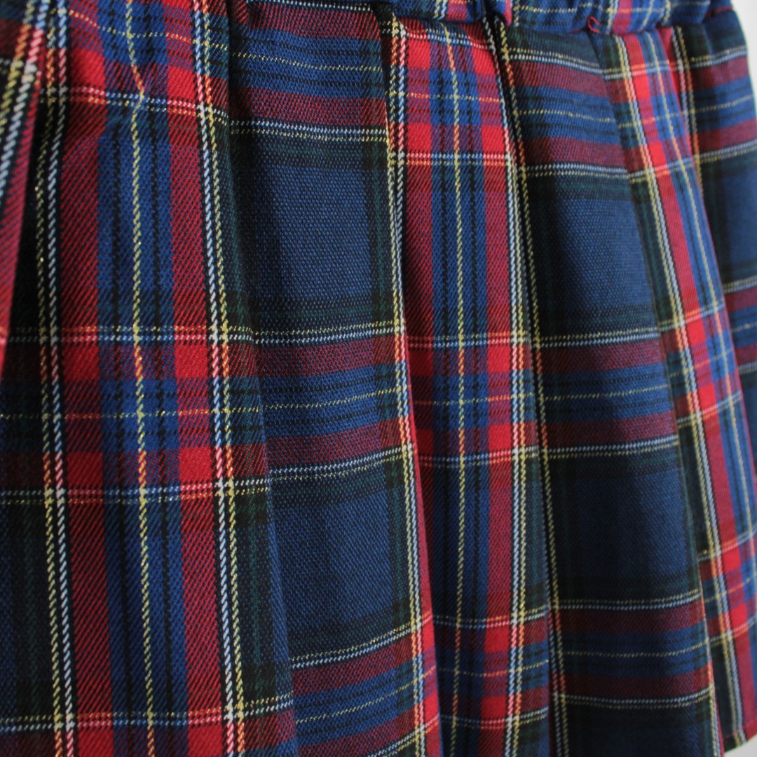 Gonna natalizia fantasia tartan per bambina Klaiadì KD21993