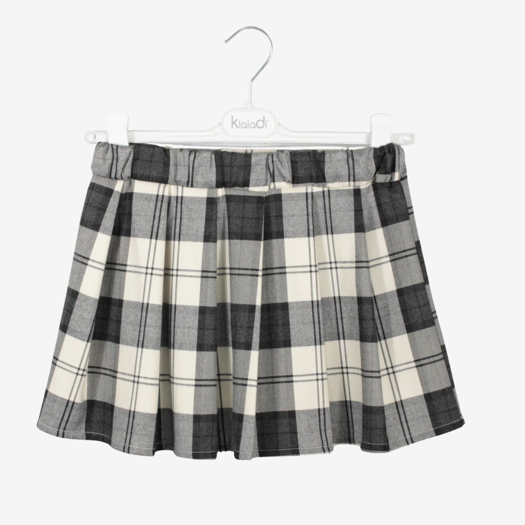 Gonna natalizia fantasia tartan per ragazza Klaiadì KD32017