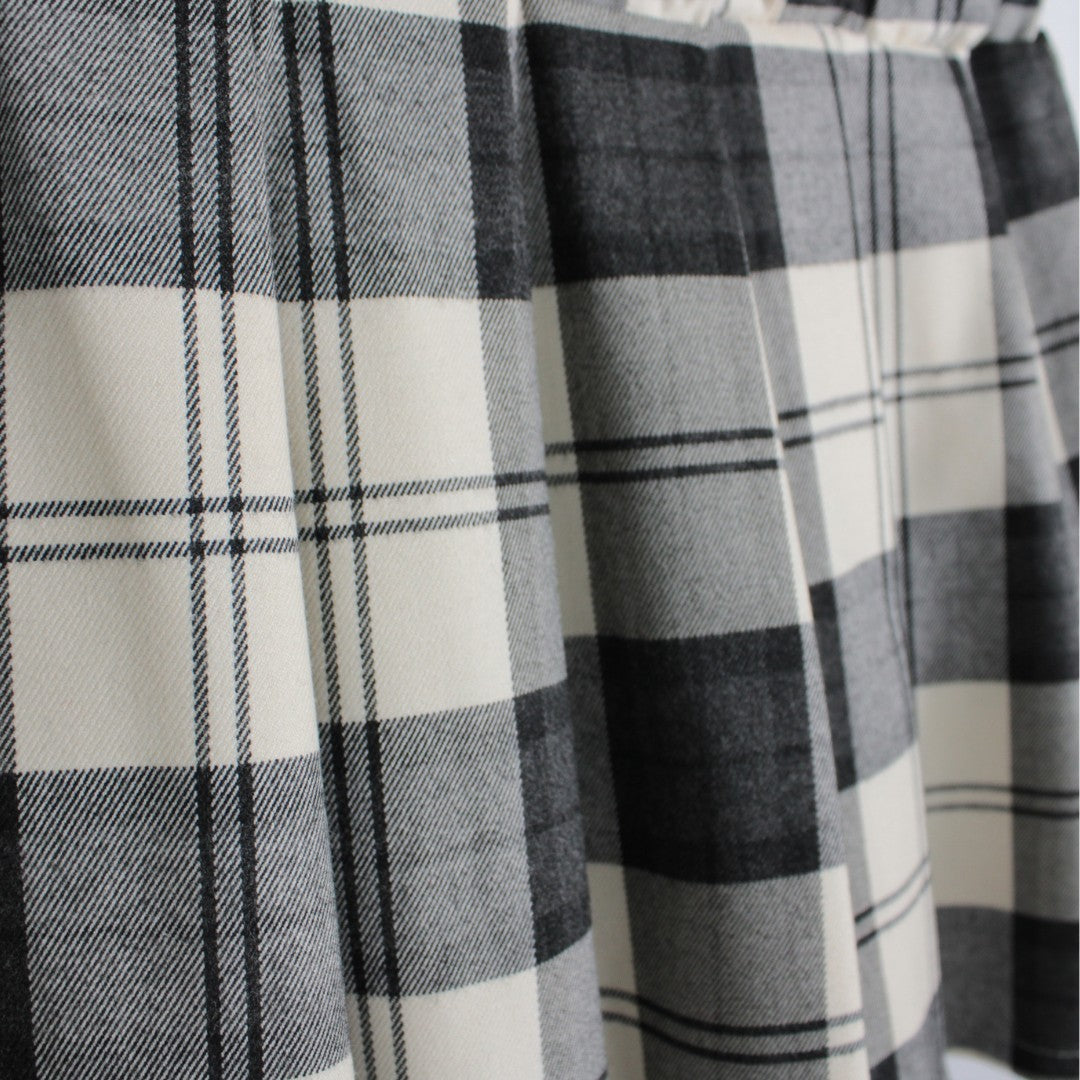 Gonna natalizia fantasia tartan per ragazza Klaiadì KD32017