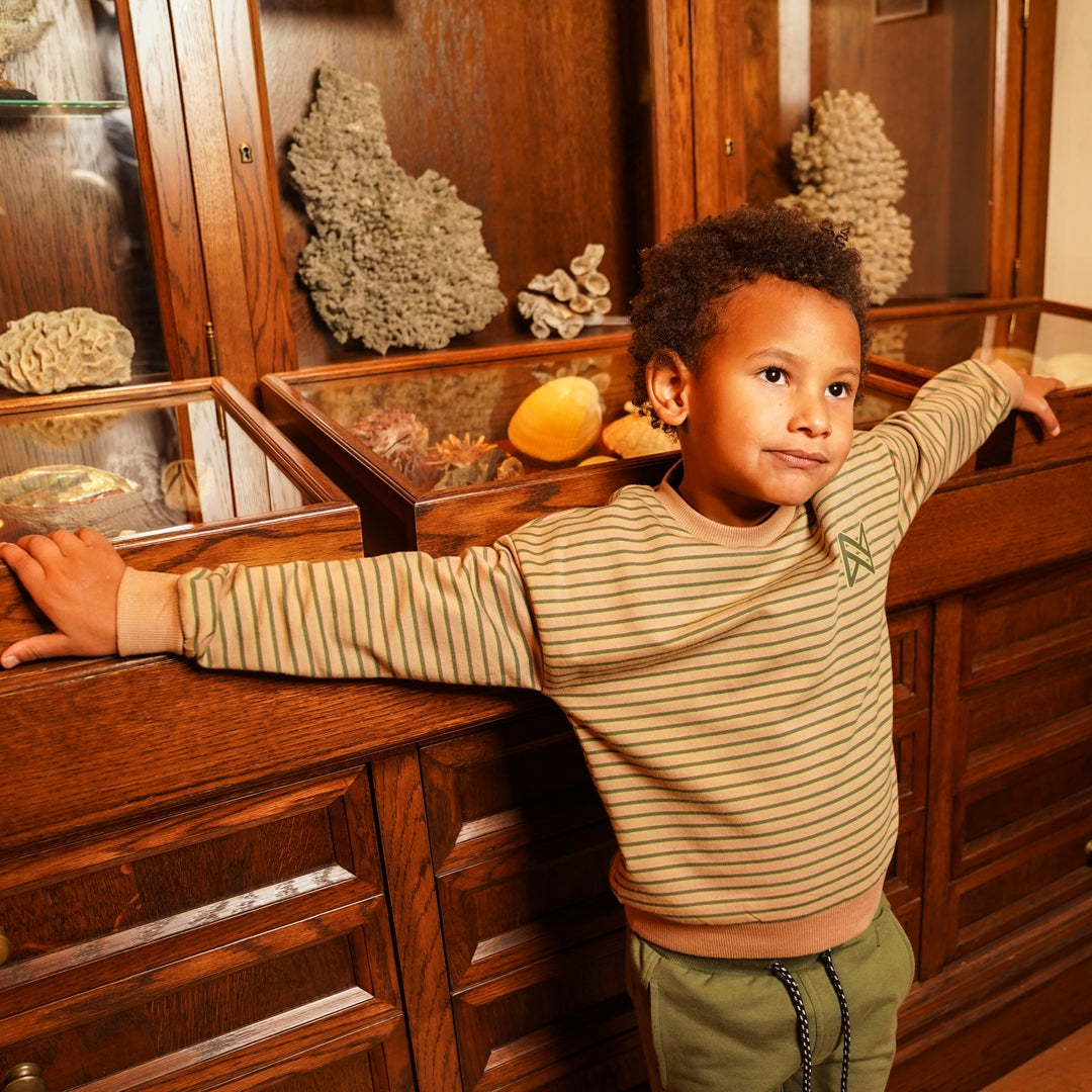 Maglione fantasia righe per bambino Koko Noko O56807