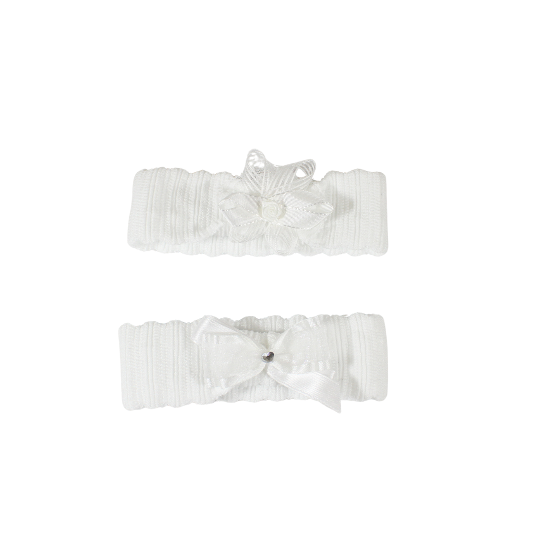 Coppia fascette neonata cerimonia FSC505 CheChic