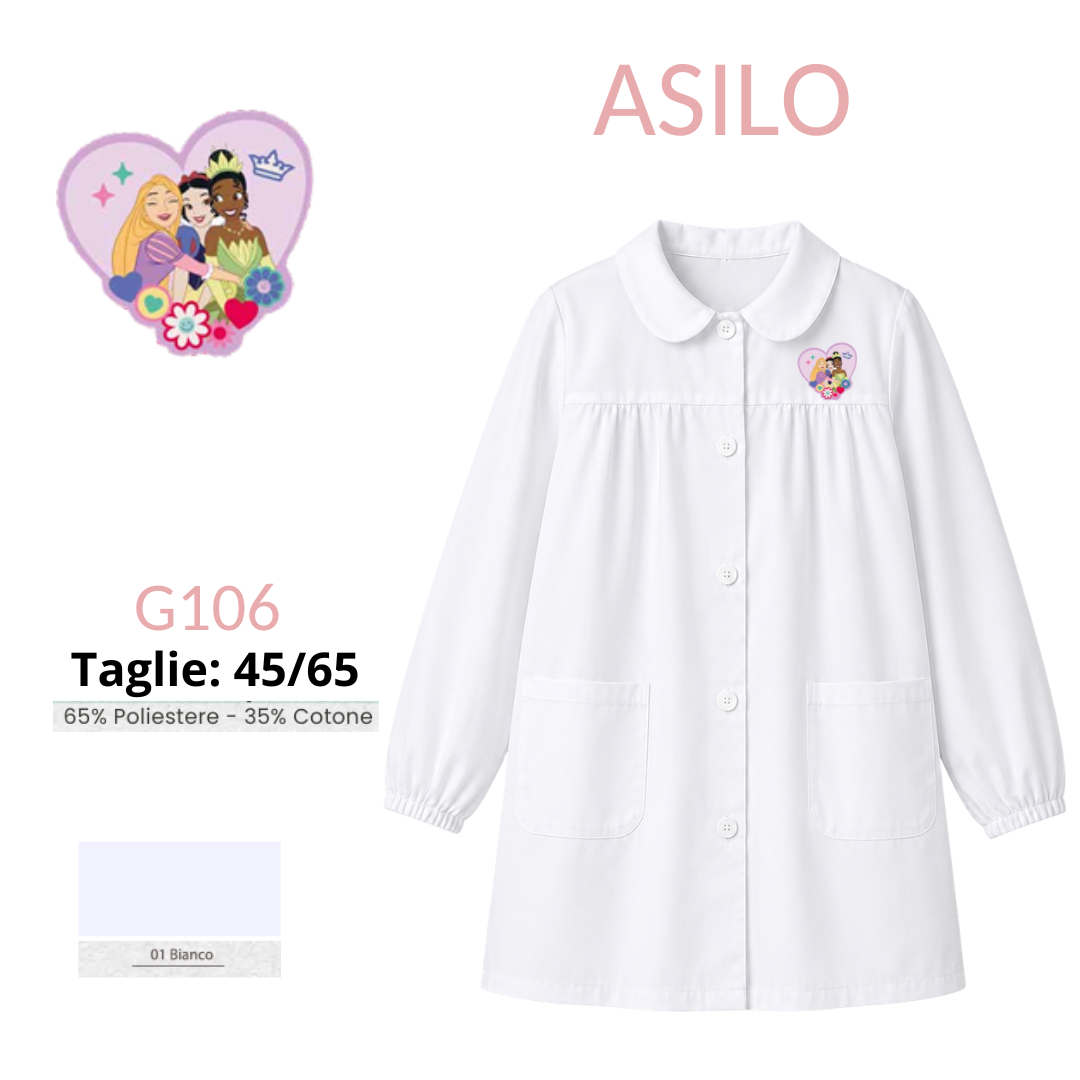 Grembiule Principesse asilo femmina G106 BNC