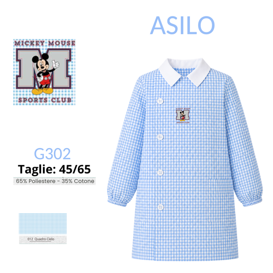 Grembiule Topolino asilo maschio G302 QC
