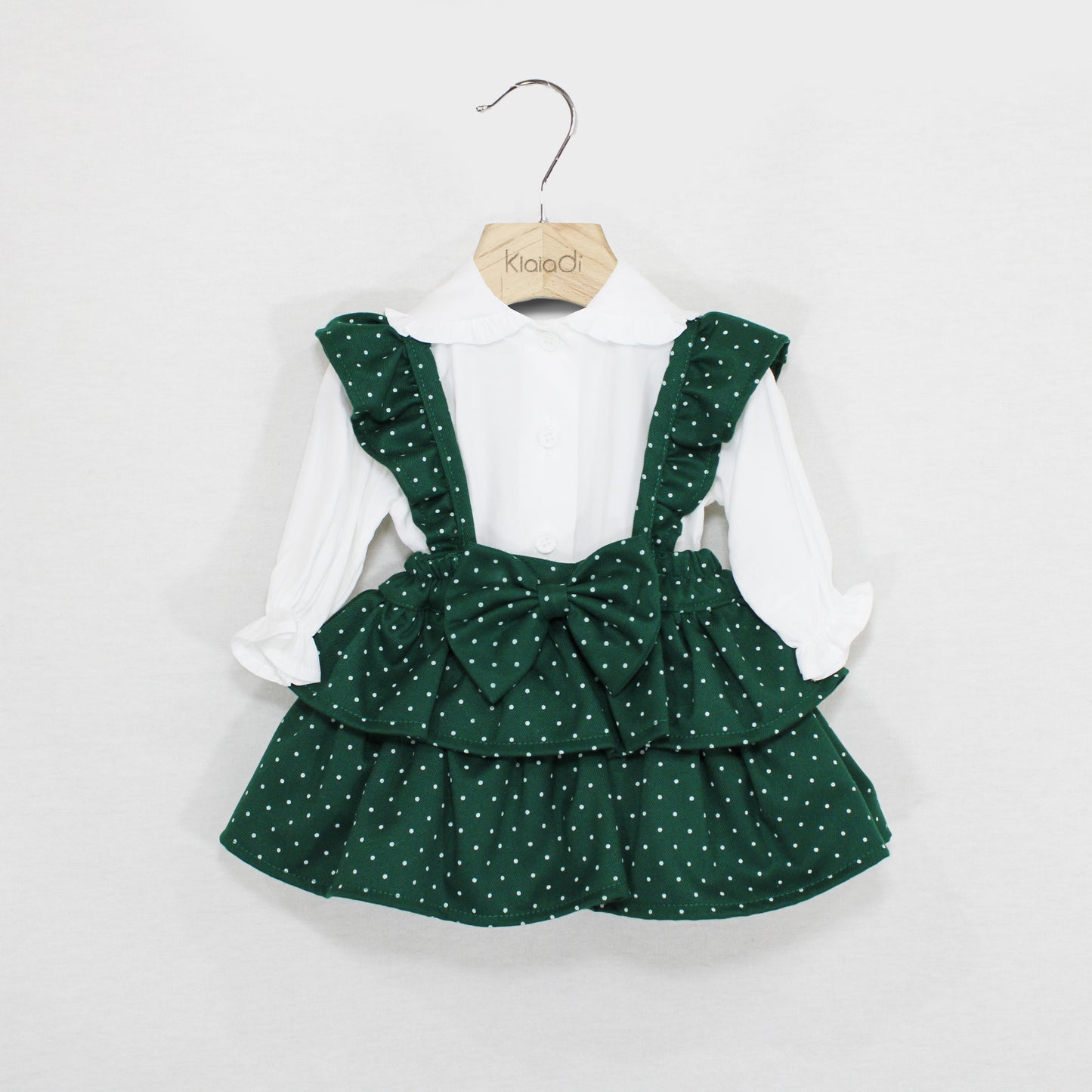 Vestito natalizio per neonata con fiocco Klaiadì KD24107