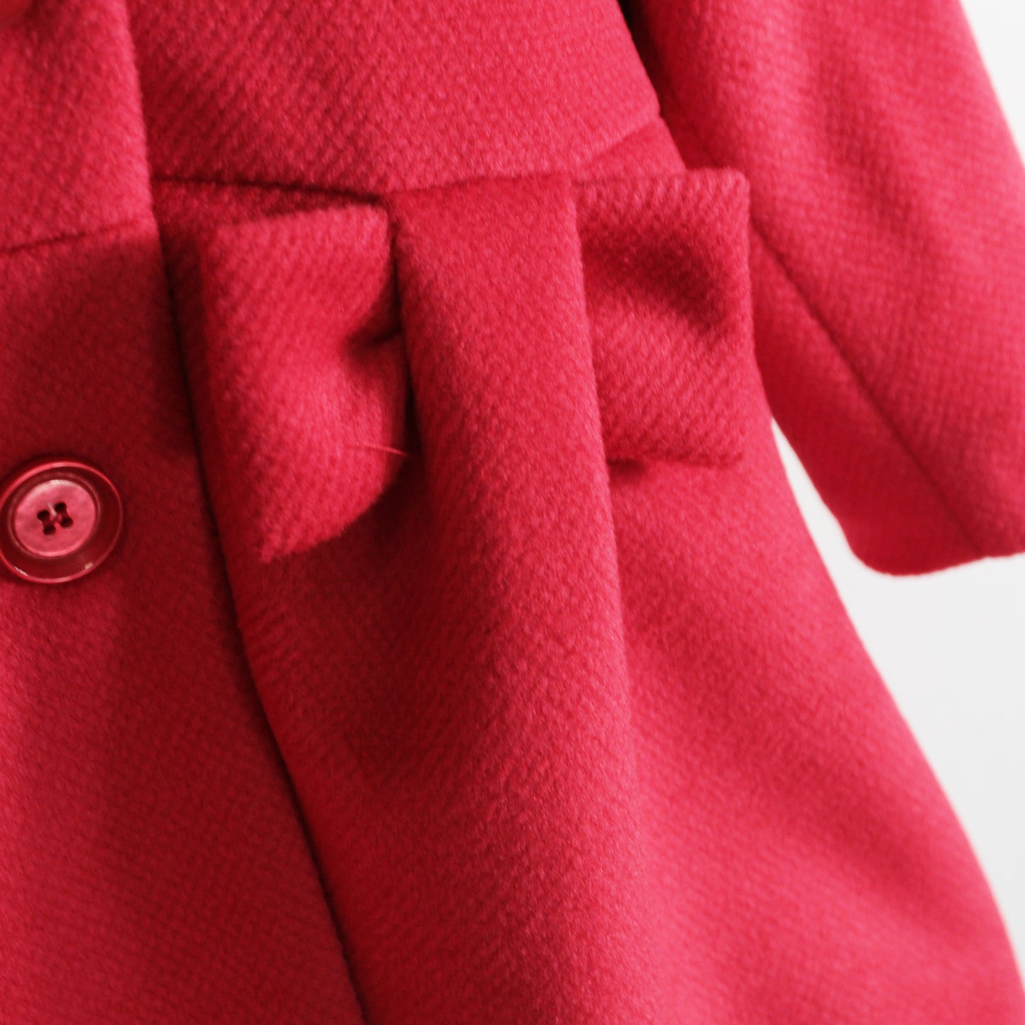 Cappottino neonata per le feste natalizie in panno Klaiadì KD2573