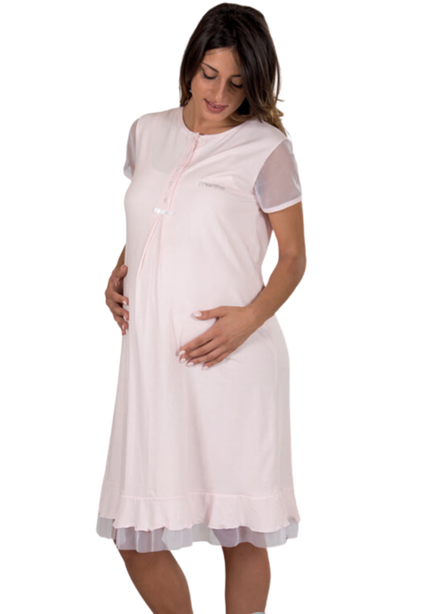 Camicia da notte premaman Z9223 Mamina