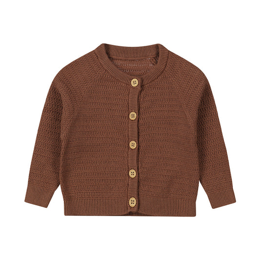 Cardigan neonato unisex in cotone biologico WN1289 DIRKJE NOOS