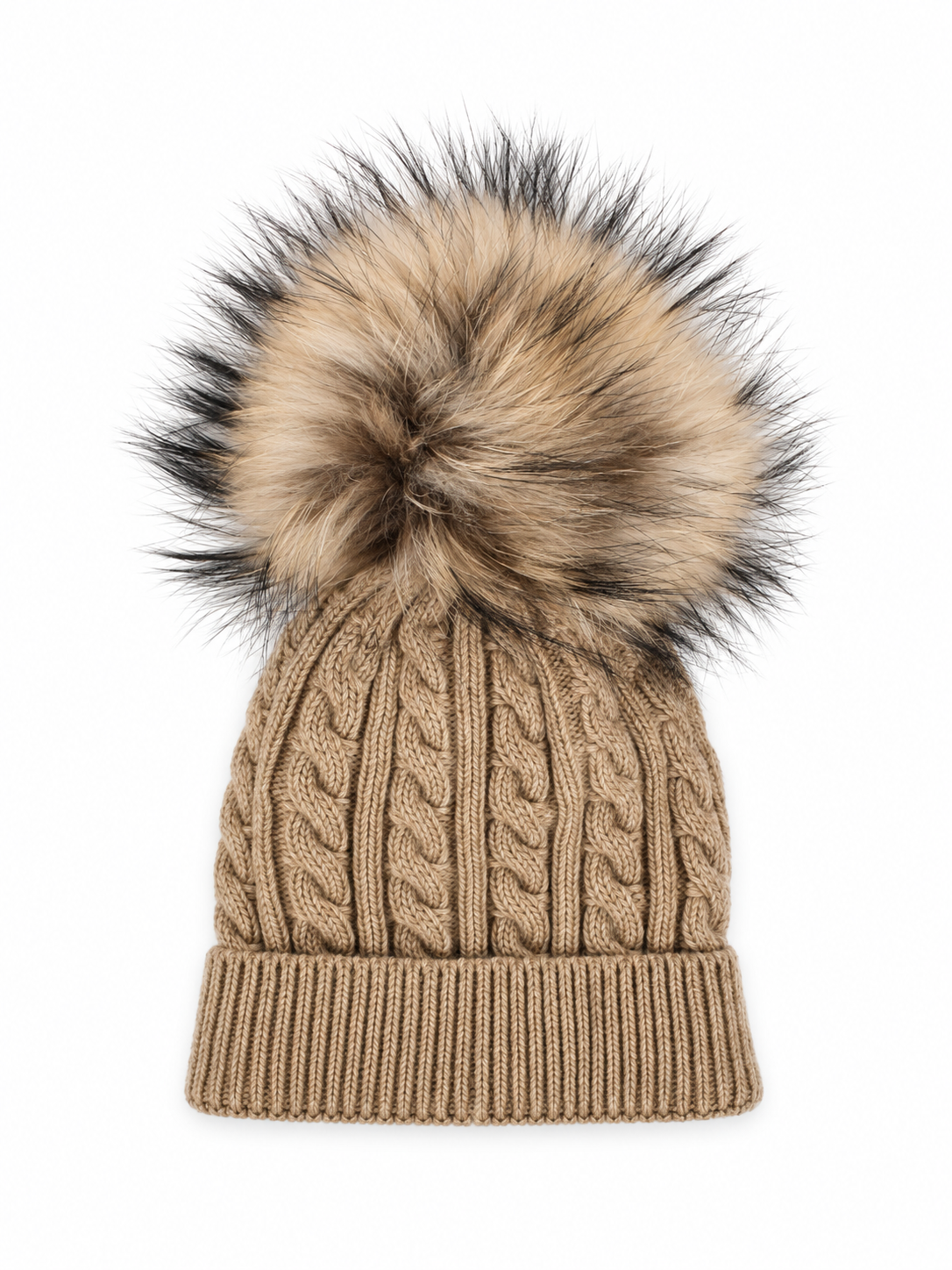 Cappello in lana merino e cashmere con ponpon Klaiadì KD472
