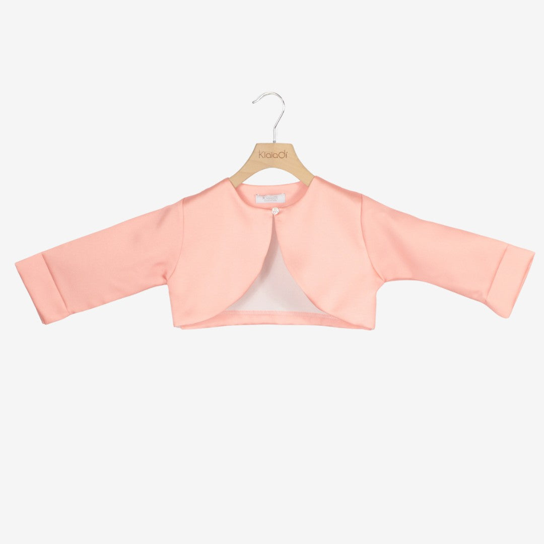 Coprispalle cerimonia in mikado per bambina KD21790