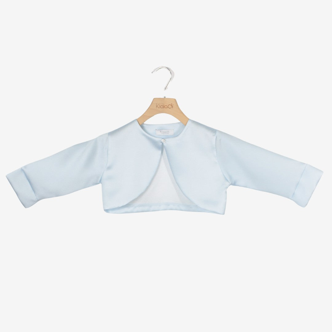 Coprispalle cerimonia in mikado per bambina KD21790