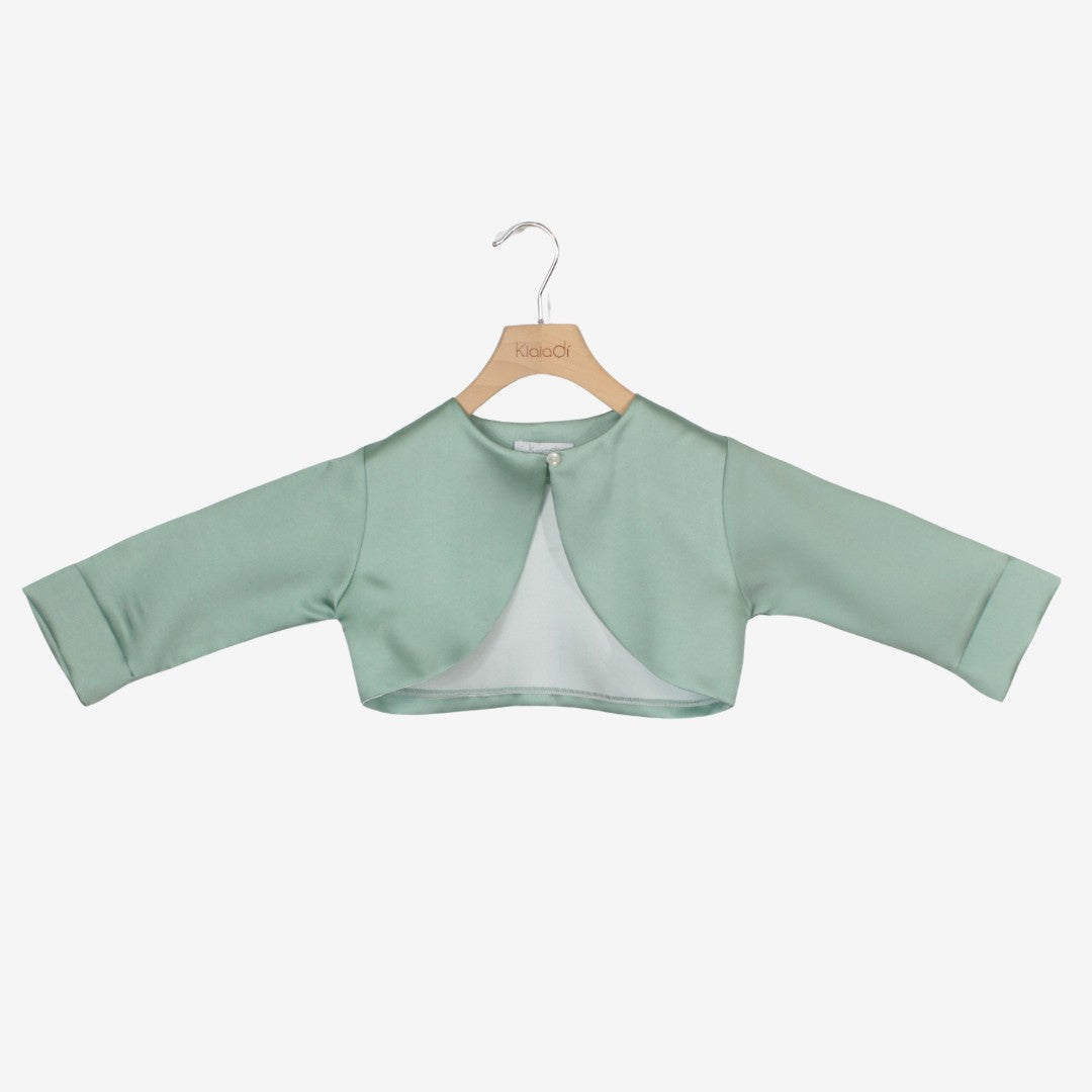Coprispalle cerimonia in mikado per bambina KD21790