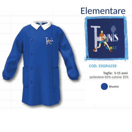 Grembiule Scuola Elementare Maschio Siggi 33Gr4239 Blt