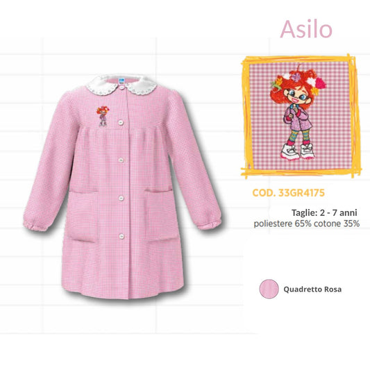 Grembiule Asilo Femmina Siggi 33Gr4175 Qr