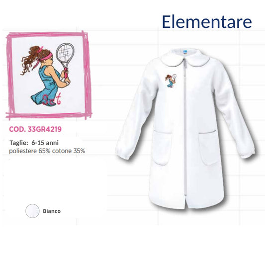 Grembiule Scuola Elementare Femmina Siggi 33Gr4219 Bnc