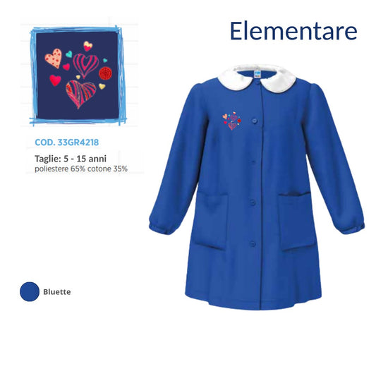 Grembiule Scuola Elementare Femmina Siggi 33Gr4218 Blt