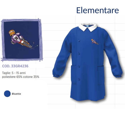 Grembiule Scuola Elementare Maschio Siggi 33Gr4236 Blt