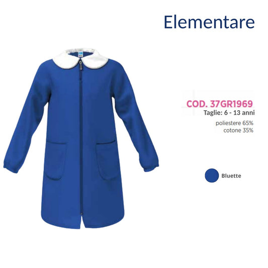 Grembiule Scuola Elementare Femmina Siggi 37Gr1969 Blt