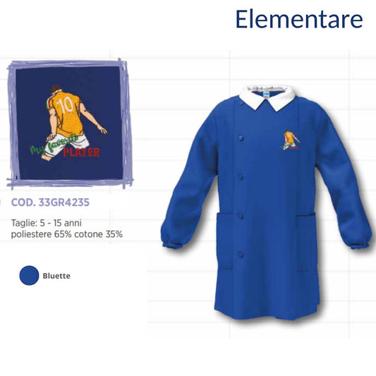 Grembiule Scuola Elementare Maschio Siggi 33Gr4235 Blt