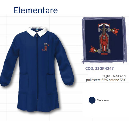 Grembiule scuola elementare maschio SIGGI 33gr4247 blu