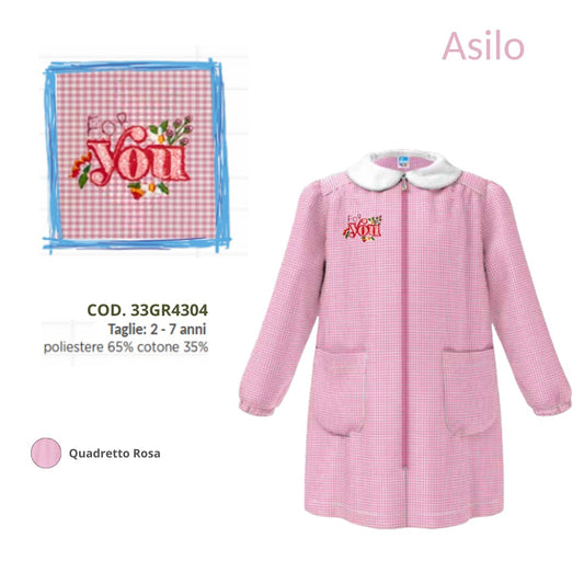 Grembiule Asilo Femmina Siggi 33Gr4304 Qr