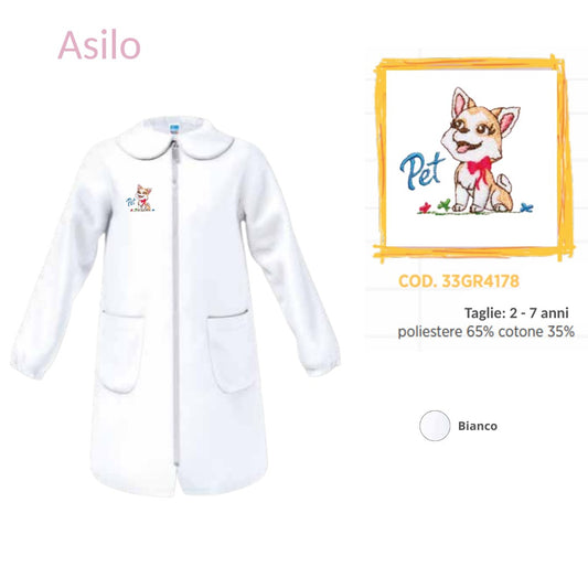 Grembiule Asilo Femmina Siggi 33Gr4178 Bnc