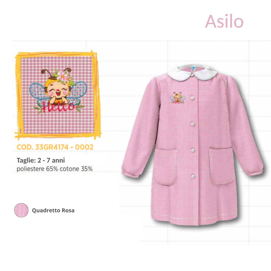 Grembiule Asilo Femmina Siggi 33Gr4174 Qr
