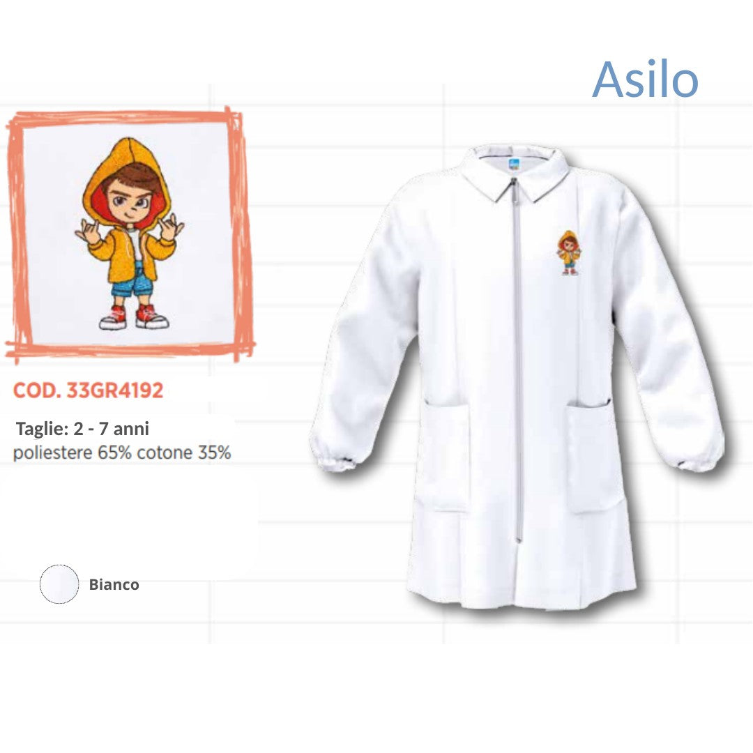 Grembiule Asilo Maschio Siggi 33Gr4192 Bnc